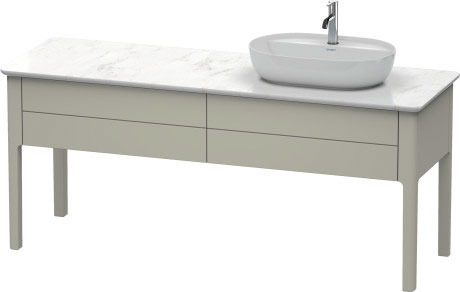 Тумба напольная под столешницу Duravit Luv LU9563R6060 серо-коричневый