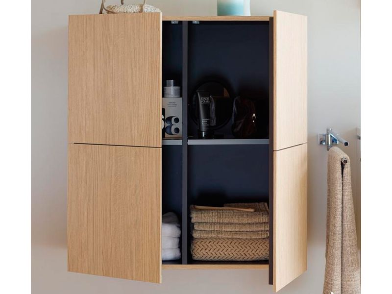 Шкаф подвесной Duravit L-Cube LC11674343 базальт матовый