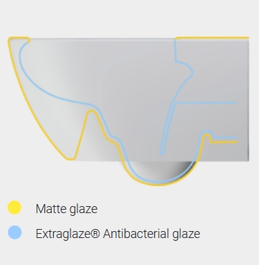 Унитаз подвесной безободковый GSI MODO 9816FR526 520 мм х 370 мм, с Swirlflush, с креплением, цвет Чёрный матовый Ardesia (старый артикул 981626 / 9816FR226)
