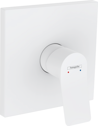 Смеситель для душа однорычажный HANSGROHE Vivenis 75615700 скрытого монтажа, белый матовый