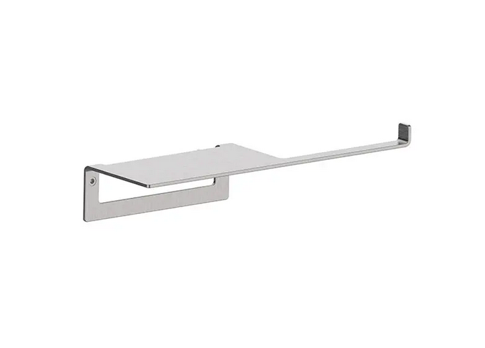 Держатель туалетной бумаги с полочкой ALMAR Shower Accessories E317000.CR нержавеющая сталь, цвет Хром