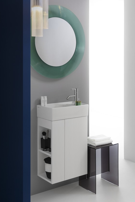 Табурет для ванной комнаты Kartell by Laufen   3.8933.0.085.000.1 пластик серый дымчатый