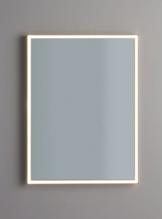 Зеркало с подсветкой BERTOCCI MIRROR DESIGN 146 8300 0800 9746 600 мм х 750 мм, чёрный матовый