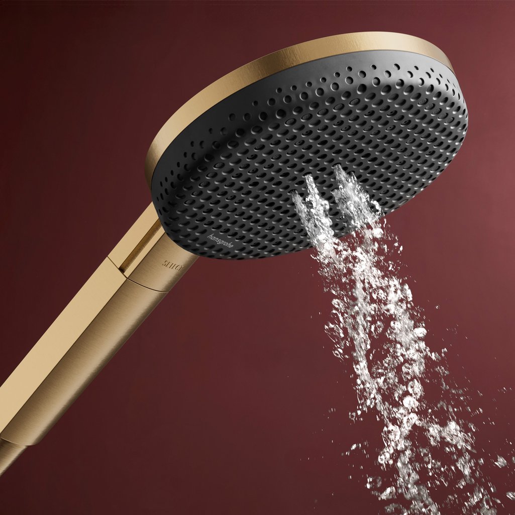 Ручной душ HANSGROHE Raindance Alive Select S 24500140 125 3jet, шлифованная бронза