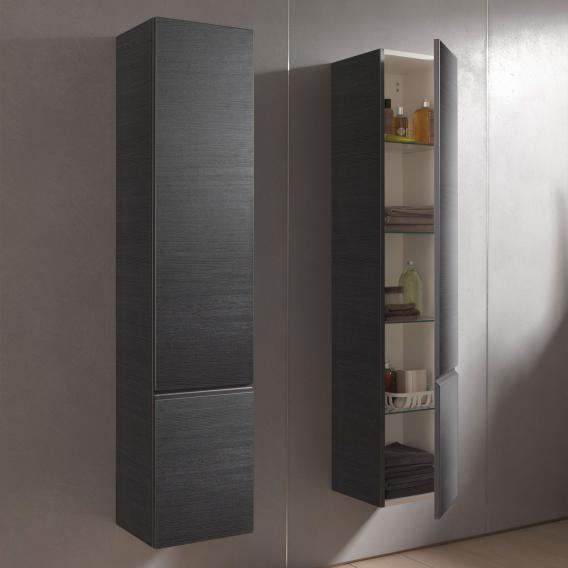 Высокий шкаф-пенал подвесной Laufen  Pro   4.8312.2.095.423.1 высота 165 см, дверь левая, цвет венге