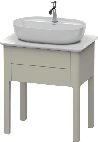Тумба напольная под столешницу Duravit Luv LU956006060 серо-коричневый