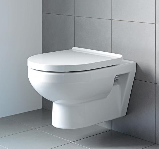 Унитаз подвесной Duravit DuraStyle 45620900A1 с вертикальным смывом, с сидением, безободковый, белый