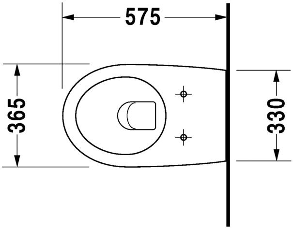 Подвесной унитаз Duravit Architec 2546090064 58 см белый (изделие снято с производства)