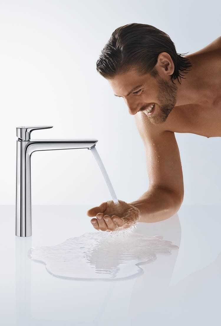 Смеситель для раковины высокий Hansgrohe Talis E 71717000 Хром