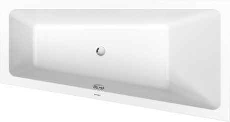 Ванна встраиваемая акриловая трапециевидная DURAVIT Duravit No.1 700507000000000 850 мм х 1600 мм х 480 мм, с наклонной спинкой справа, белая глянцевая