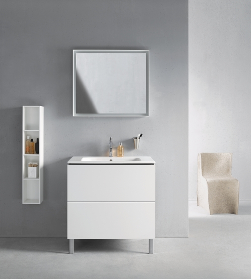 Тумба подвесная под раковину Duravit L-Cube LC624001818 белый матовый