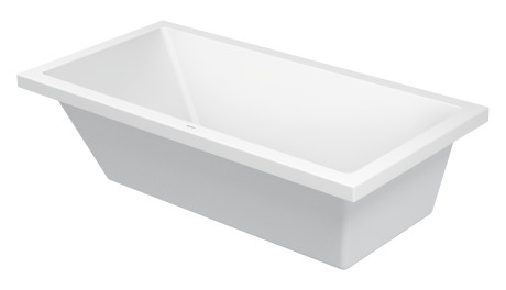 Акриловая ванна Duravit Starck 700050000000000 1800 х 900 c однм наклоном для спины, с переливом, встраиваемая версия или версия с панелями, белая