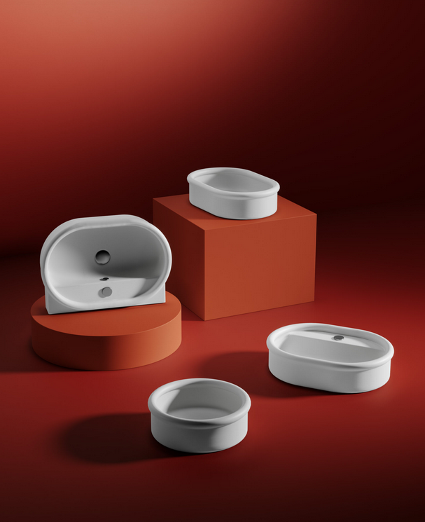 Подвесная овальная раковина ARTCERAM Brera BRL004 01 00 600 мм х 450 мм х 150 мм, с переливом, с отверстием для смесителя, цвет Белый глянцевый