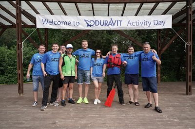Команда SAGT заняла ПЕРВОЕ МЕСТО на Duravit Activity Day в соревнованиях по гребле на каноэ!!!