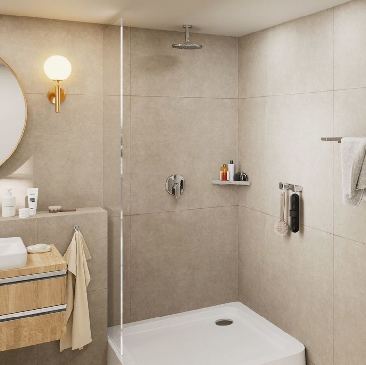 Потолочный держатель для верхнего душа HANSGROHE Vernis Blend 27804000 100 мм, цвет Хром