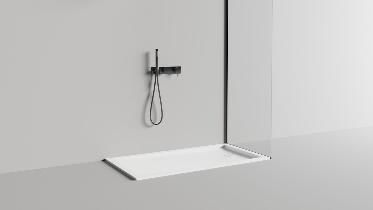 Душевой поддон прямоугольный SALINI CAPRI 120211M 800х1500х82мм, S-Sense, цвет Белый матовый