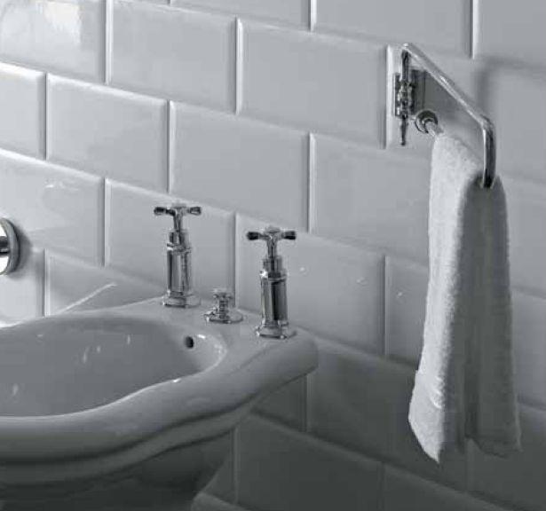 Полотенцедержатель поворотный GLOBO PAESTUM PAAC46 400 мм, хром