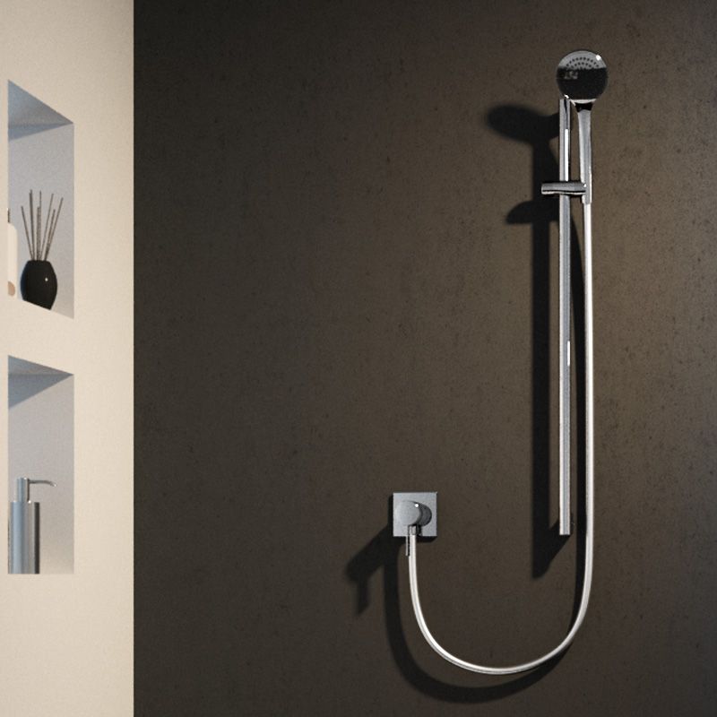 Встраиваемый однорычажный смеситель для душа Keuco IXMO Solo 59552 019502 с выводом для шланга хром