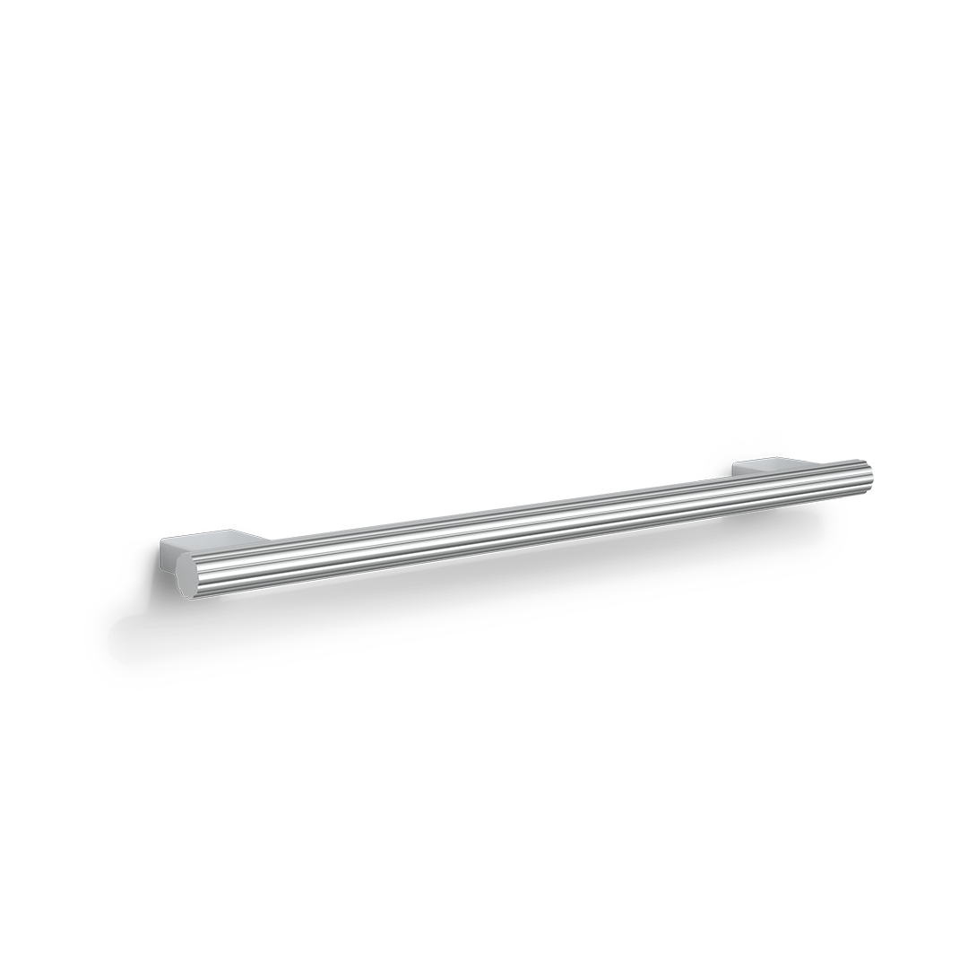 Полотенцедержатель настенный DECOR WALTHER   OF.LINE HTE45    0670295   2 x 45 x 6 см,  алюминий фактурный, цвет  Aqua (серебристый матовый)