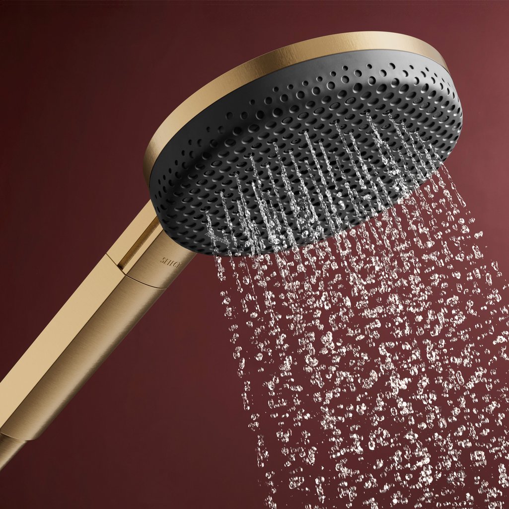 Ручной душ HANSGROHE Raindance Alive Select S 24500140 125 3jet, шлифованная бронза