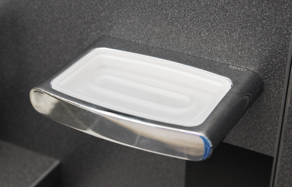 Мыльница хрустальная матовая зап/часть KEUCO ELEGANCE NEW 11655 009000 Белый