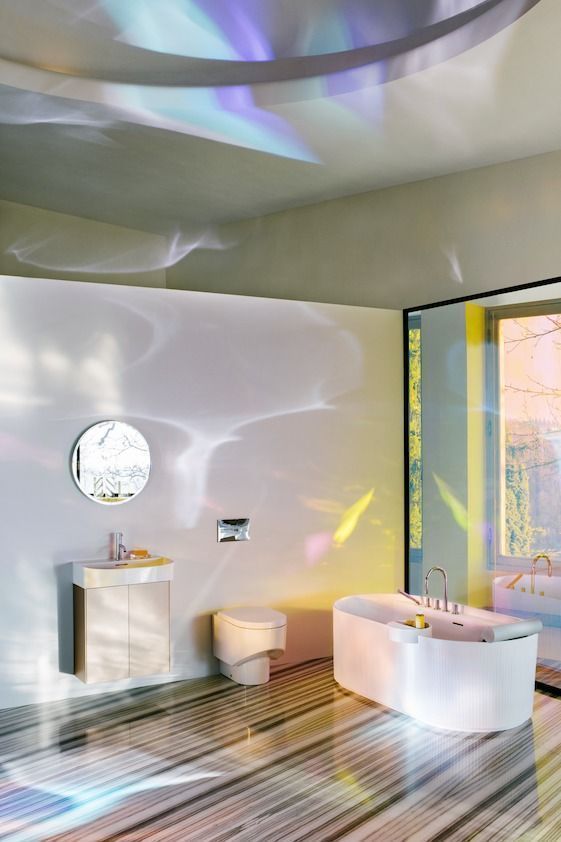 Тумба подвесная  Laufen  Sonar  4.0548.3.034.041.1 под раковину 8.1034.2, 2 дверцы с системой push and pull, цвет Copper (медь), 580x600x240 мм 