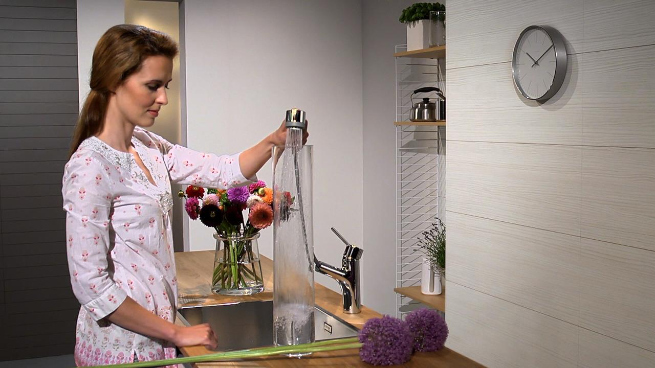Смеситель Hansgrohe Talis S 32841000 для кухонной мойки с вытяжным душем