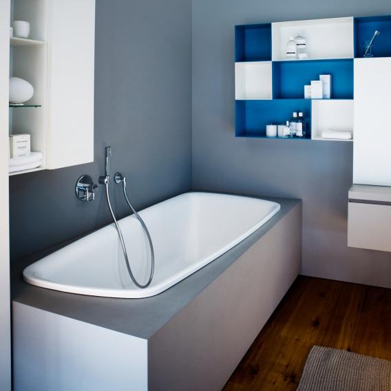 Встраиваемая акриловая  ванна  Laufen  Palomba  2.3280.0.000.000.1, 1800x900х455 мм, бортик 40 мм, без каркаса, белая