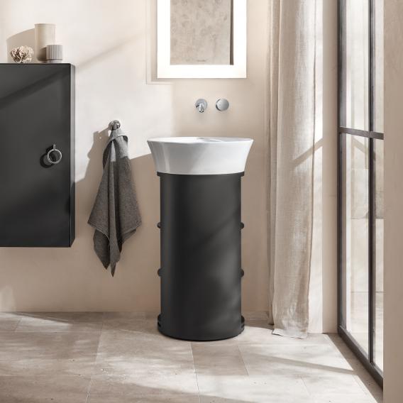 Тумба напольная DURAVIT White Tulip WT42390H5H1 750 мм х 410 мм, графит глянцевый/дуб натуральный