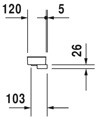 Полочка для мыла Duravit OpenSpace 791876680000000 антрацит