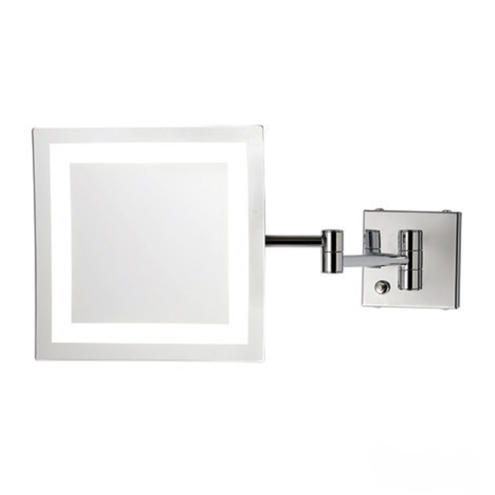 Зеркало косметическое с LED - подсветкой BERTOCCI SPECCHI VANITY 188 6230 0000 220 мм х  220 мм, хром