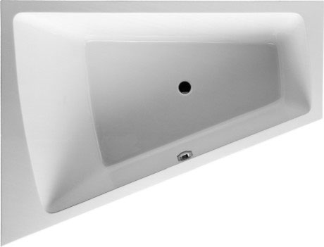 Акриловая ванна Duravit Paiova 700216000000000 1800 х 1400 c наклоном для спины слева, встраиваемая, угловая, белая