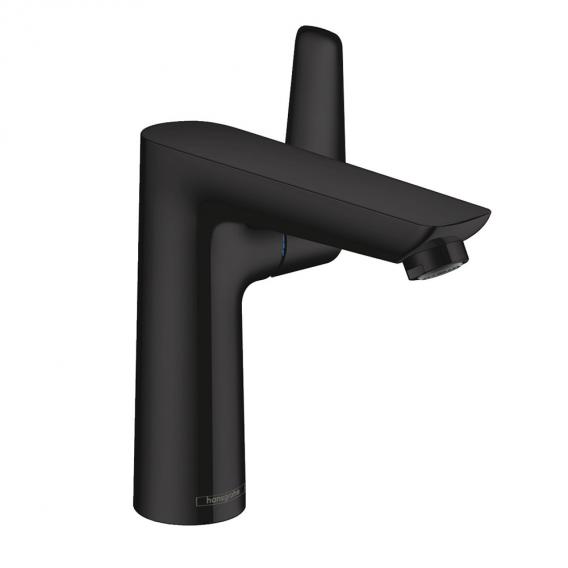Смеситель для раковины Hansgrohe Talis E 71754670 с донным клапаном, чёрный матовый