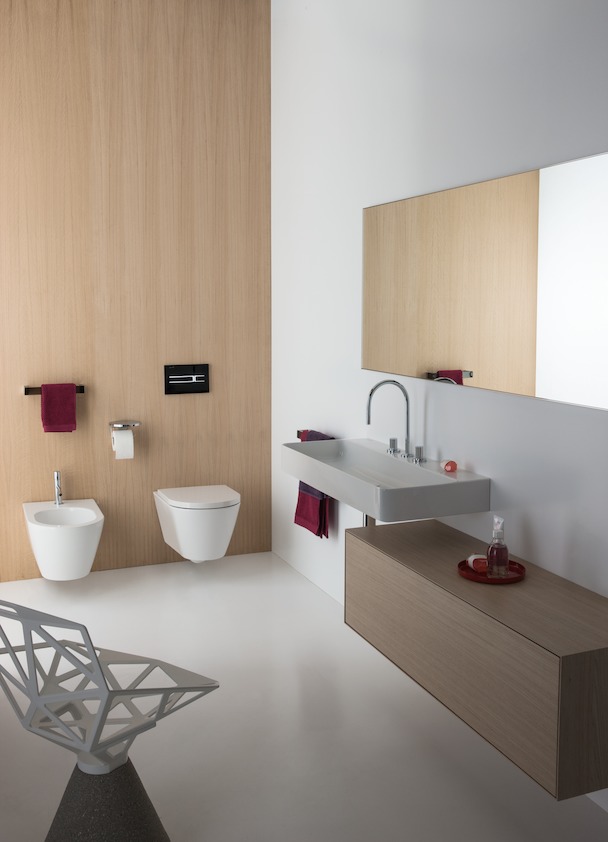 Подвесное биде  Kartell by Laufen   8.3033.1.000.302.1 белое