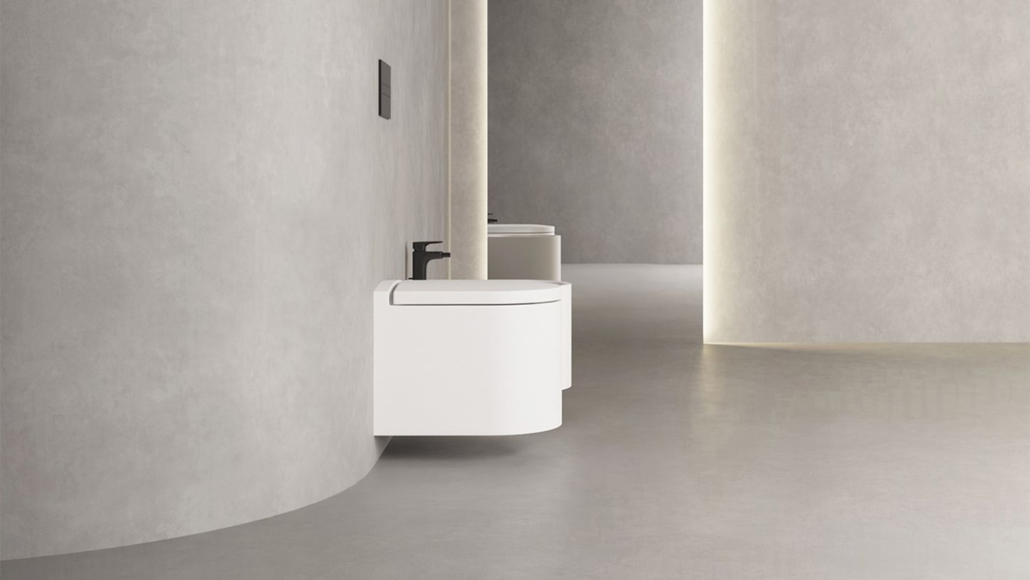 Унитаз подвесной безободковый с крышкой SALINI GEMELLI 240121М 530х410х420мм, S-Stone, цвет Белый матовый