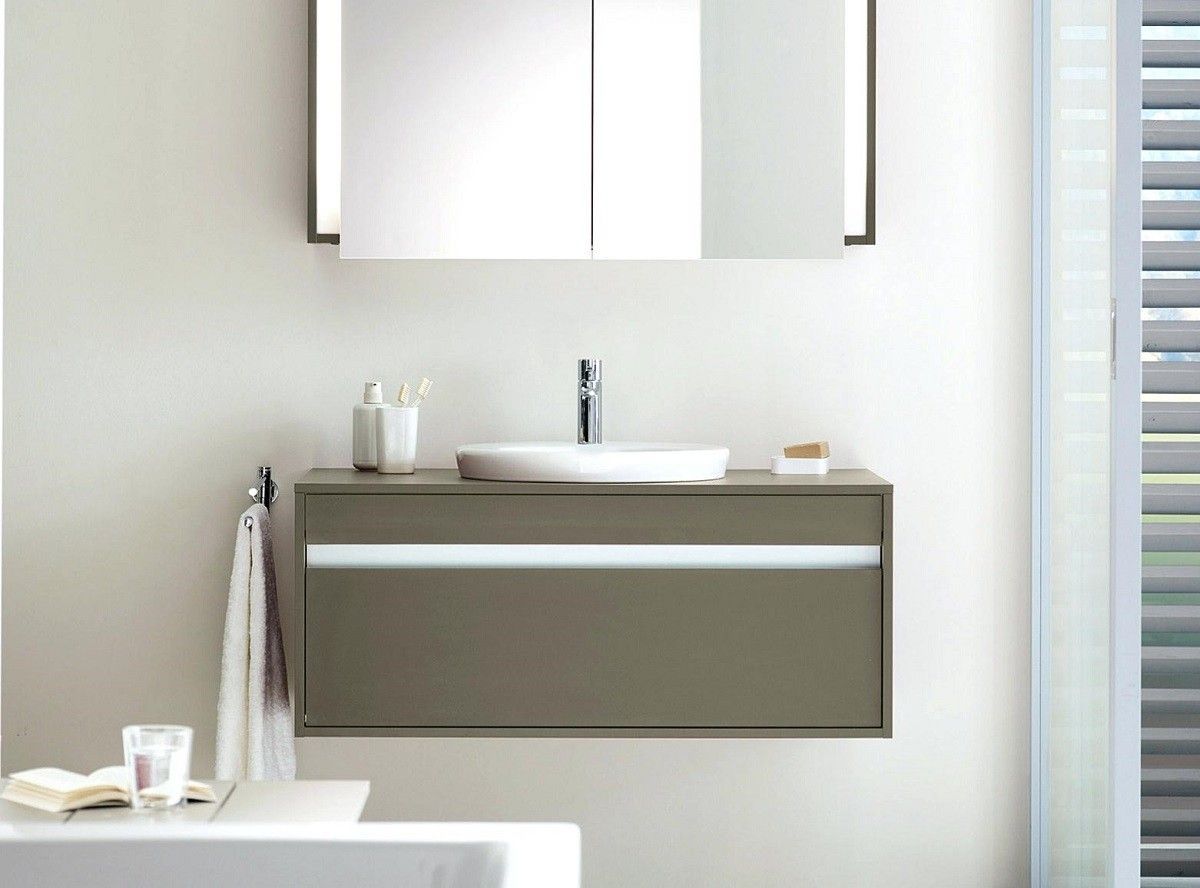 Тумба подвесная под раковину Duravit Ketho KT689602222 с одним выдвижным ящиком, со встраиваемой раковиной, белый глянцевый (изделие снято с производства)