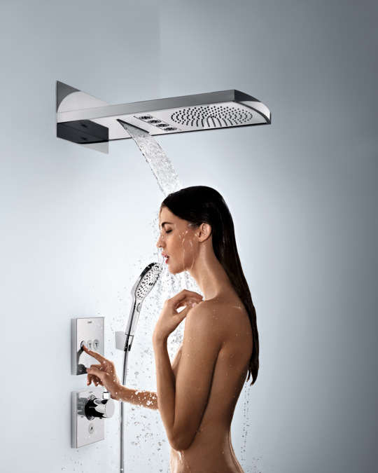 Душевой гарнитур Hansgrohe Raindance Select S 120 Porter 26701400 Хром/Белый