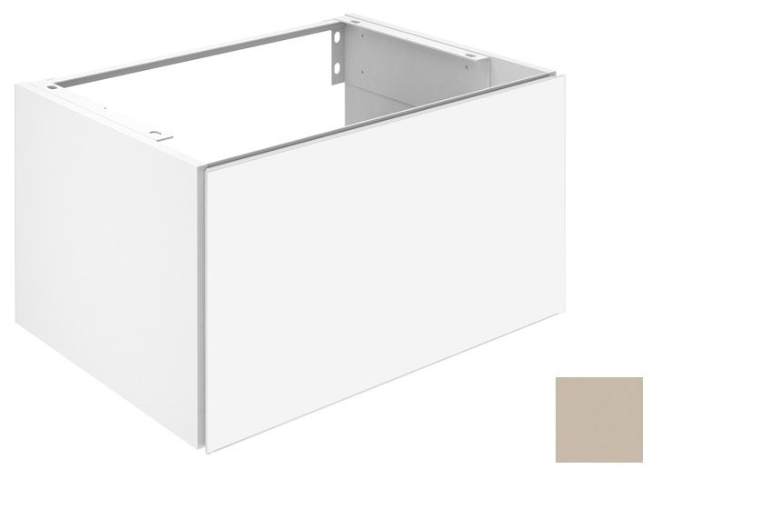 Тумба под раковину Keuco Plan 32951 180000 650 мм х 490 мм х 400 мм, корпус ламинированный матовый кашемир, фасад стекло кашемир глянцевый