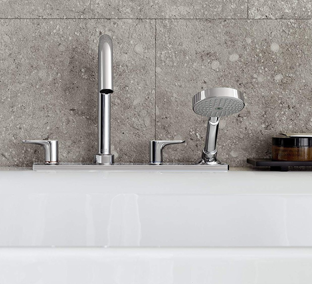 Смеситель на край ванны Axor Citterio М 34444000 на 4 отверстия хром 