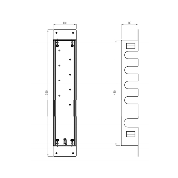 Короб для легкой установки термостатического смесителя CARIMALI KIT00040 на 4 выхода