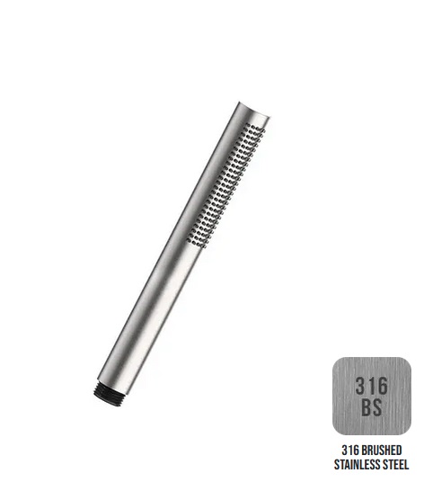 Ручной душ-палочка ALMAR VELVET RAIN E082126.316 из стали, цвет Stainless Steel Mirror