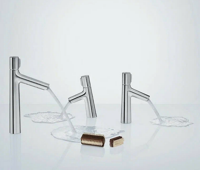 Однорычажный смеситель для раковины Hansgrohe Talis Select S 71753000 без сливного набора, цвет Хром