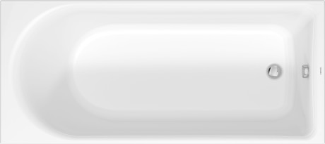 Встраиваемая акриловая ванна Duravit D-Neo 700475000000000 1800 мм х 800 мм, c одним наклоном для спины, белая