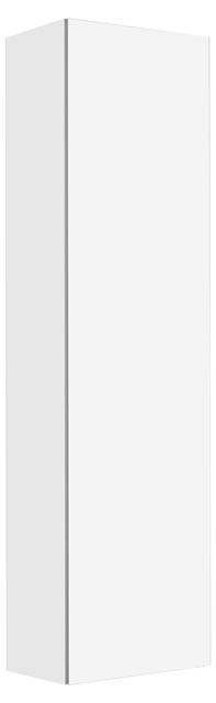 Высокий шкаф-пенал петли слева Keuco Plan 32930 180001 300 мм х 480 мм х 1750 мм, цвет ламинированный матовый кашемир/фасад стекло кашемир глянцевый