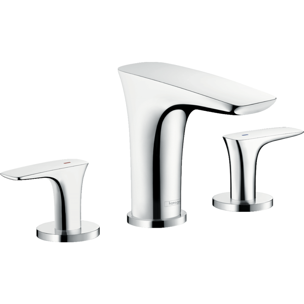 Смеситель для раковины на 3 отверстия Hansgrohe PuraVida 15073000 хром