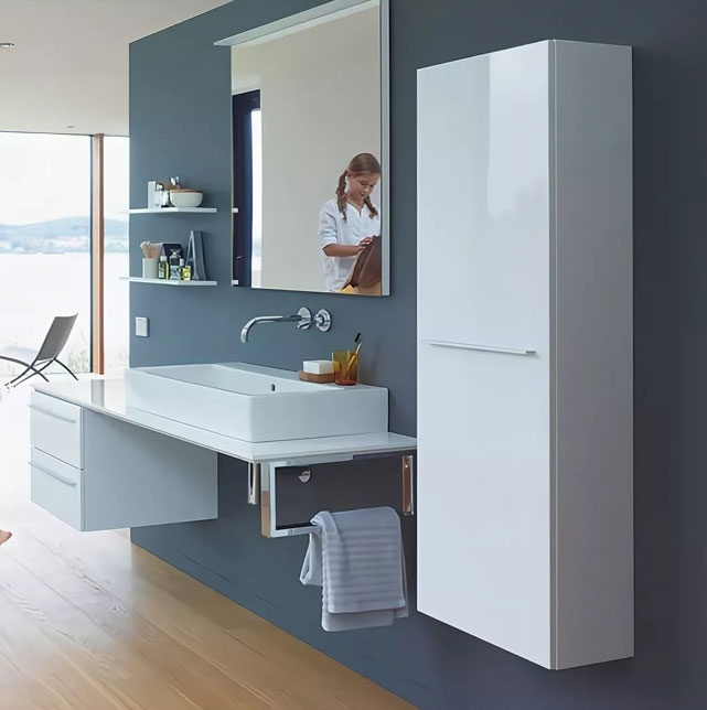 Зеркало с подсветкой Duravit Happy D.2 H2749302222 белый глянец 