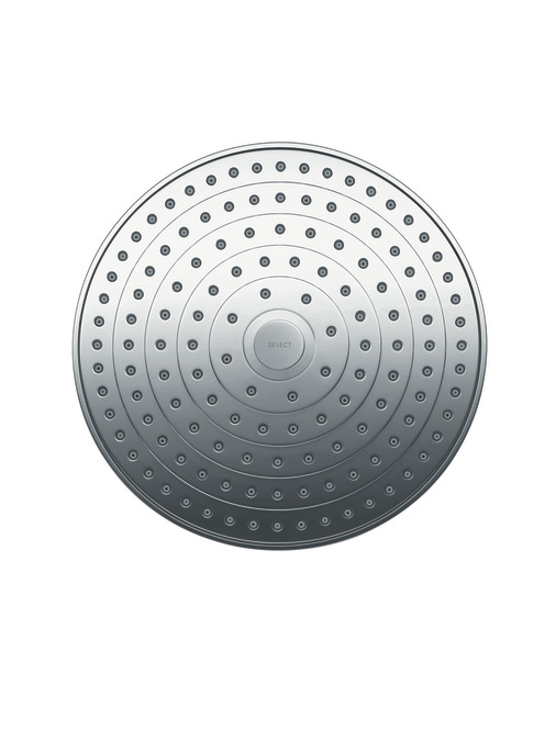 Верхний душ с потолочным держателем Hansgrohe Raindance Select S 240 2jet 26467400 Хром/Белый