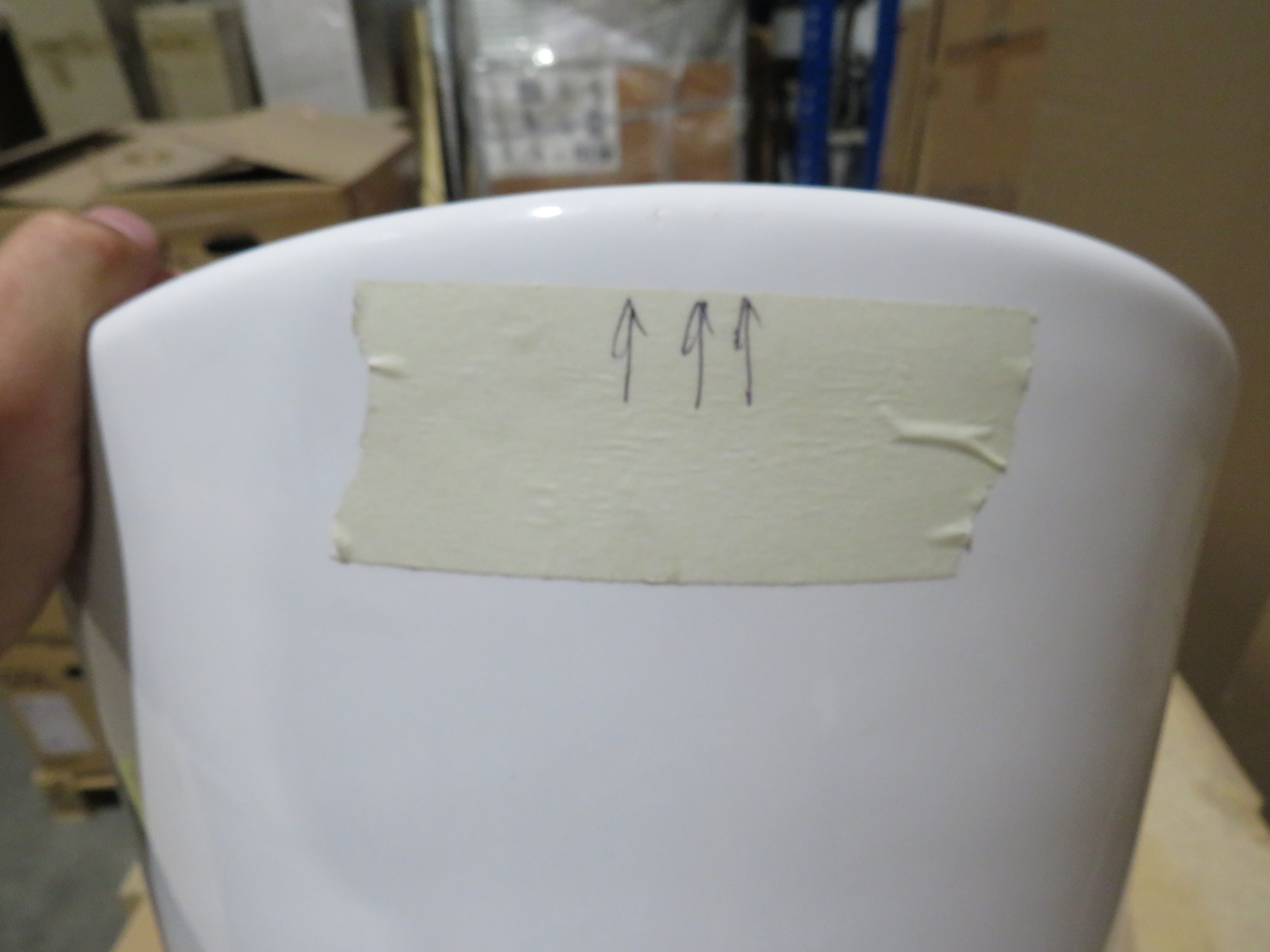 УЦЕНКА. Унитаз подвесной безободковый GSI KUBE X   941511_УЦ    360 х 550 мм, без крепления, белый глянцевый / Дефект: мелкие царапины на лицевой части 