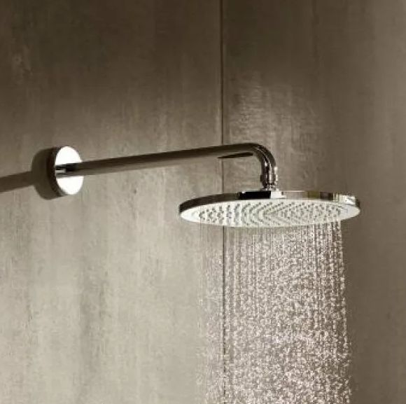 Верхний душ круглый HANSGROHE Croma 26221340 280, 1jet, с EcoSmart, цвет Шлифованный чёрный хром