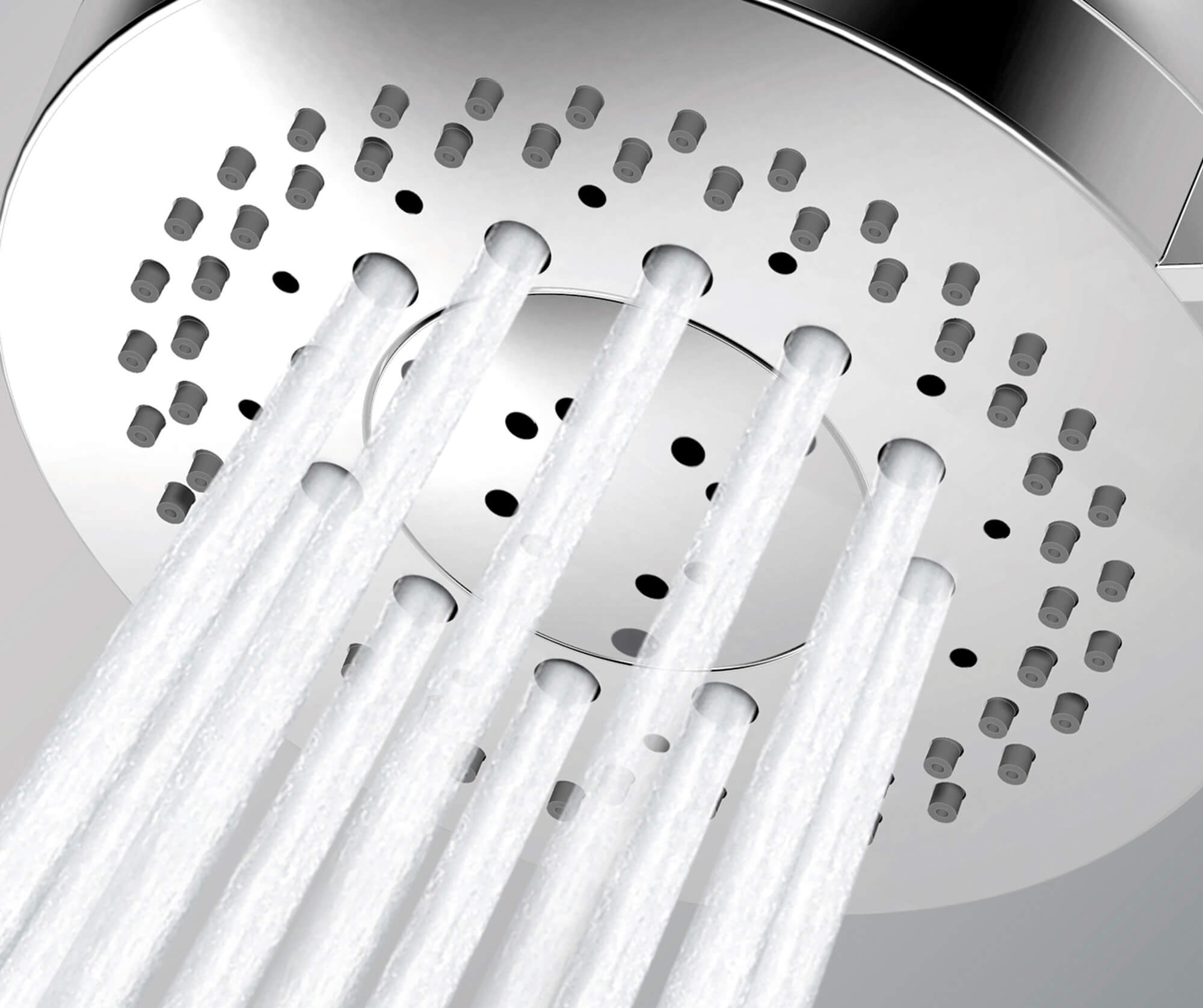 Лейка для душа Bossini Classic 3 режима B00191 Хром